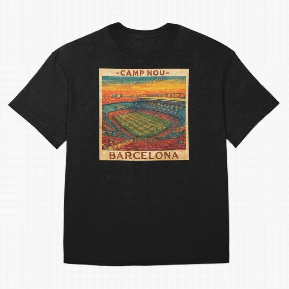 Camp Nou Barcelona FC Classic T-Shirt Bring Global Football Passion for FIFA World Cup 2026 USA Canada Mexico, Connected to CR7, Argentina and Brazil, Stadium Memories, Football Loyalty, International Chants and Championship Tradition; Ideal for