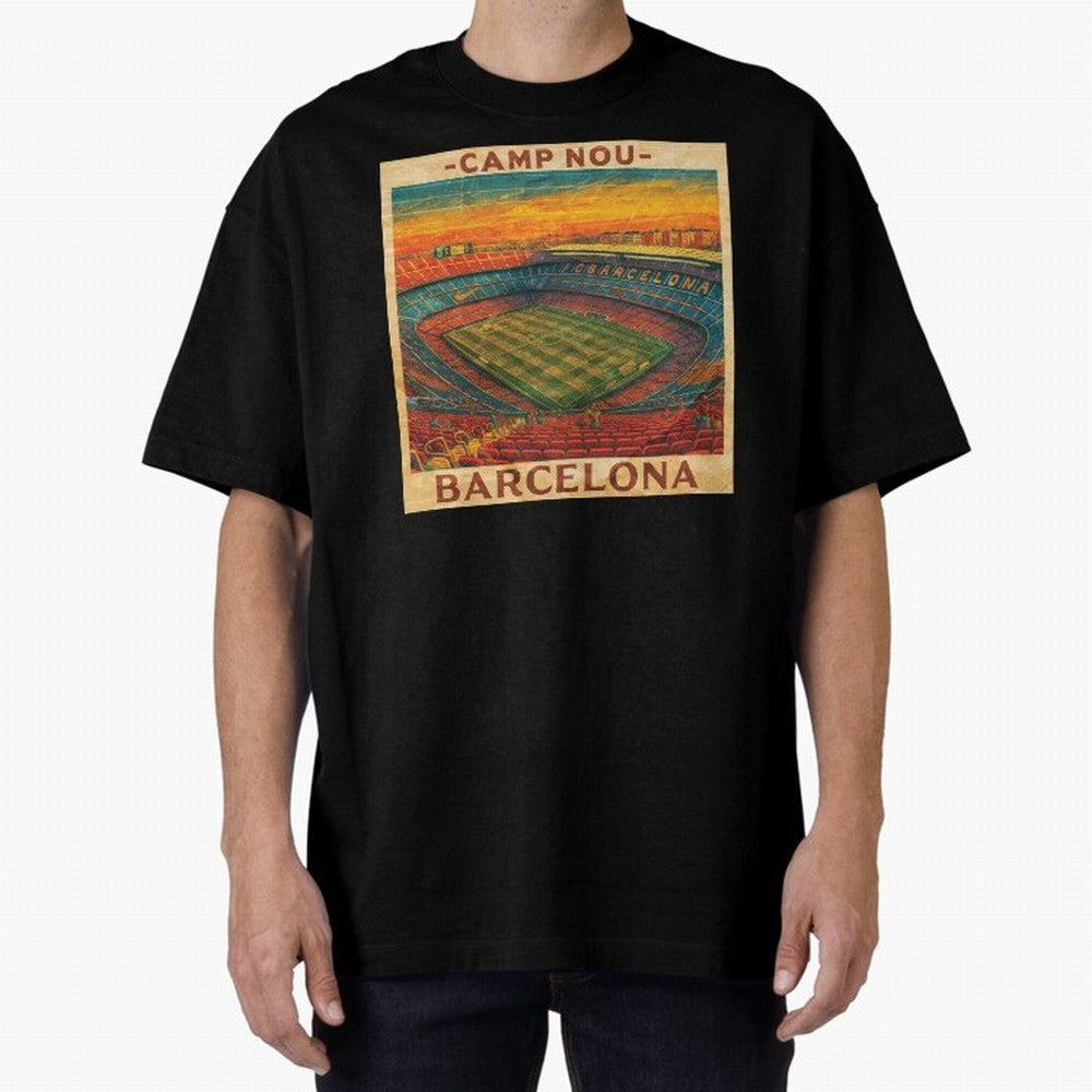 Camp Nou Barcelona FC Classic T-Shirt Bring Global Football Passion for FIFA World Cup 2026 USA Canada Mexico, Connected to CR7, Argentina and Brazil, Stadium Memories, Football Loyalty, International Chants and Championship Tradition; Ideal for