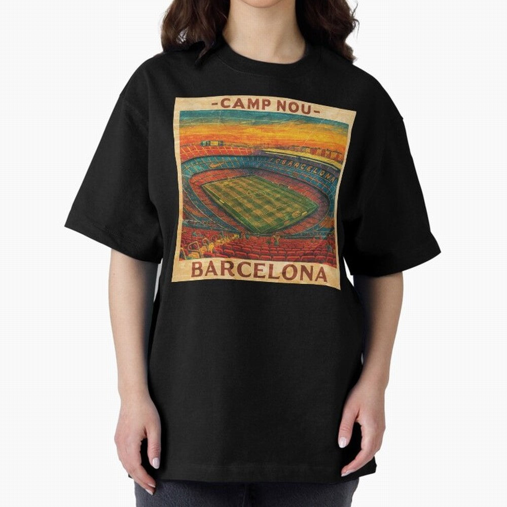Camp Nou Barcelona FC Classic T-Shirt Bring Global Football Passion for FIFA World Cup 2026 USA Canada Mexico, Connected to CR7, Argentina and Brazil, Stadium Memories, Football Loyalty, International Chants and Championship Tradition; Ideal for