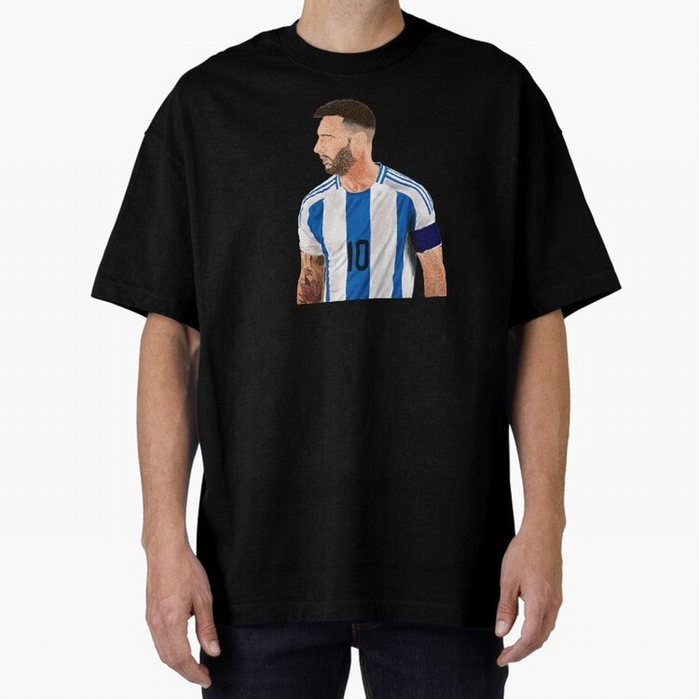 Messi em pintura digital Classic T-Shirt Show Your Love for FIFA World Cup 2026 USA Canada Mexico Made for Mbappe and Neymar, Netherlands Energy, Match Day Excitement, Supporter Culture, Golden Goals and Global Football Passion; Ideal for