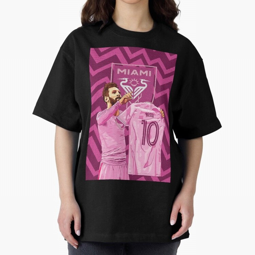 Messi in Inter Miami Classic T-Shirt Make Game Day About Global Football Passion for FIFA World Cup 2026 USA Canada Mexico, Highlighting Messi, Neymar and Mbappe, Argentina, France and Brazil, Worldwide Fan Energy, Dramatic Goals, Stadium Lights