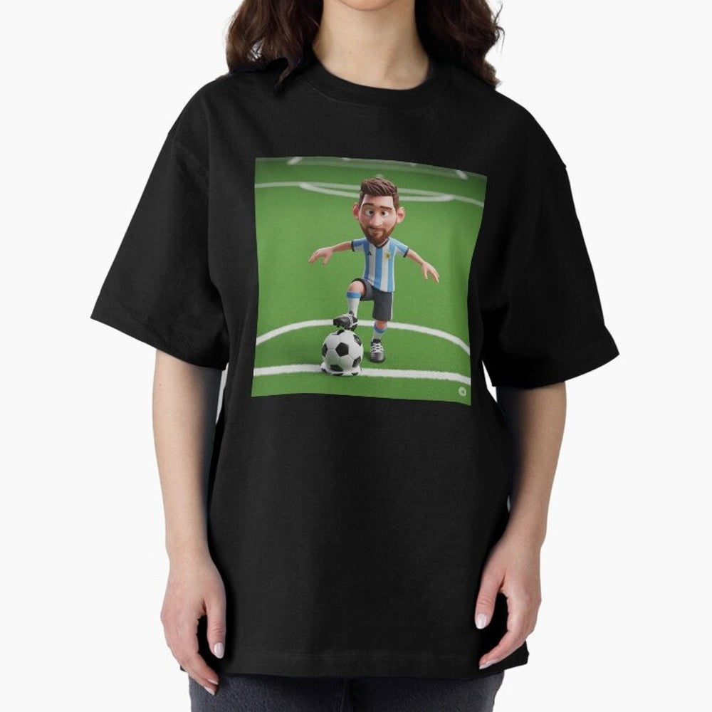 Football Oversized T-Shirt Make Every Kick Count in the FIFA World Cup 2026 USA Canada Mexico Journey through Haaland Highlights, Germany Pride, Championship Spirit, Famous Goals, Roaring Crowds and International Football Unity; Created for Match