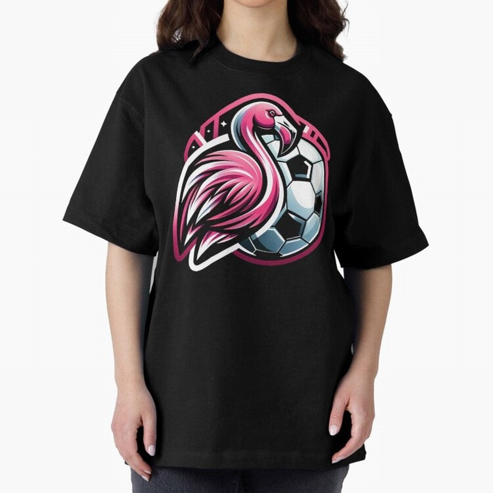 Flamingo & Soccer Fusion Classic T-Shirt Embrace FIFA World Cup 2026 USA Canada Mexico Spirit, Inspired by Germany, Mbappe and Neymar, Retro Football Energy, Iconic Rivalries, Trophy Chase Drama and Stadium Atmosphere; Made for Die Hard Supporters,