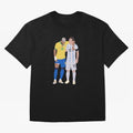 Messi and Neymar Copa America Friends Classic T-Shirt Cheer through Every Moment of FIFA World Cup 2026 USA Canada Mexico for Fans of Cristiano Ronaldo, Haaland and CR7 and Portugal, Spain and Germany, Bringing Sports Nostalgia, International