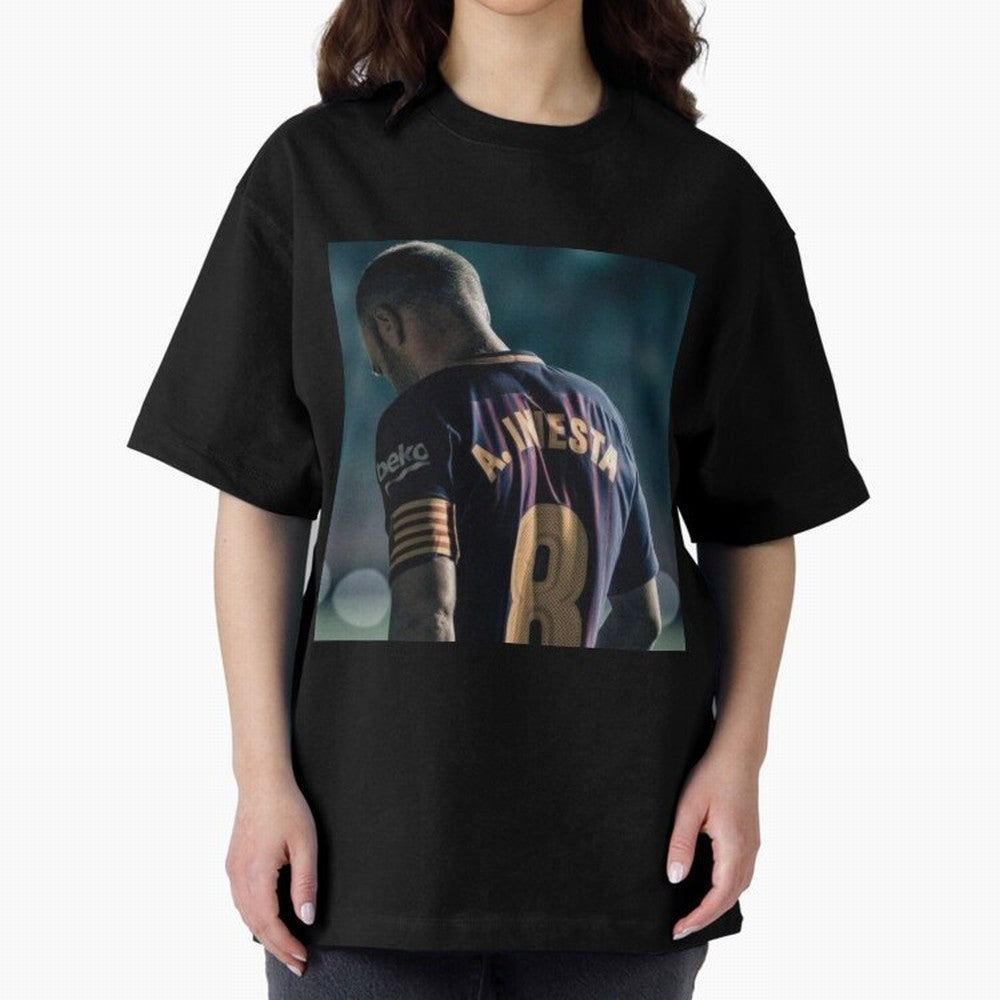 Andres Iniesta Classic T-Shirt Celebrate Football Heritage in Global Football Passion for FIFA World Cup 2026 USA Canada Mexico, with Cristiano Ronaldo, Haaland and CR7, Spain, Worldwide Fan Energy, Dramatic Goals, Stadium Lights and Championship