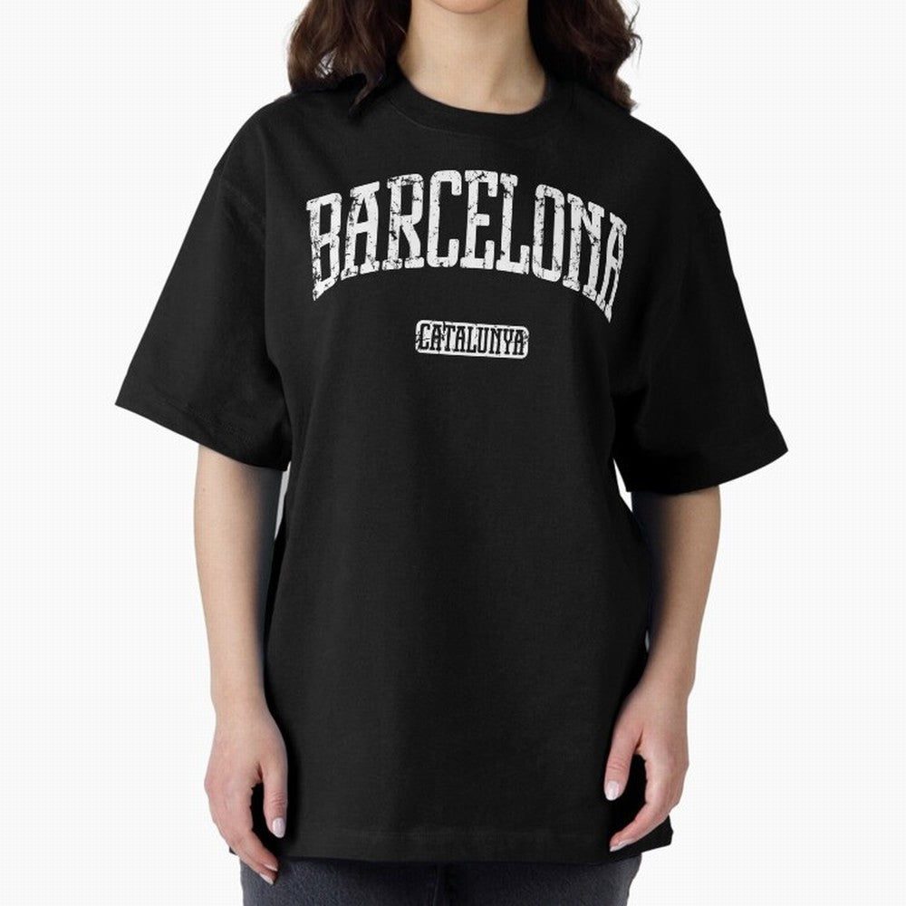 Barcelona (White Print) Essential T-Shirt Discover the FIFA World Cup 2026 Journey through Messi, Neymar and Mbappe Highlights, England, France and Netherlands Pride, Champion Mindset, Group Stage Buzz, Knockout Tension and Passionate Fan Culture;