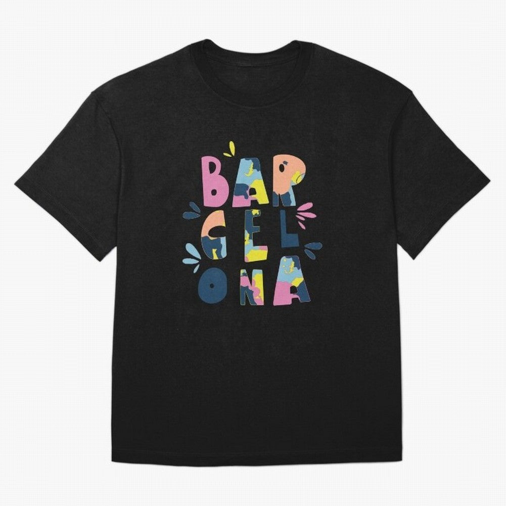 Barcelona Letters Classic T-Shirt Carry the Dream of FIFA World Cup 2026 USA Canada Mexico Celebrating Neymar, Brazil, Portugal and Argentina Energy, Worldwide Fan Energy, Dramatic Goals, Stadium Lights and Championship Celebrations; Ideal for