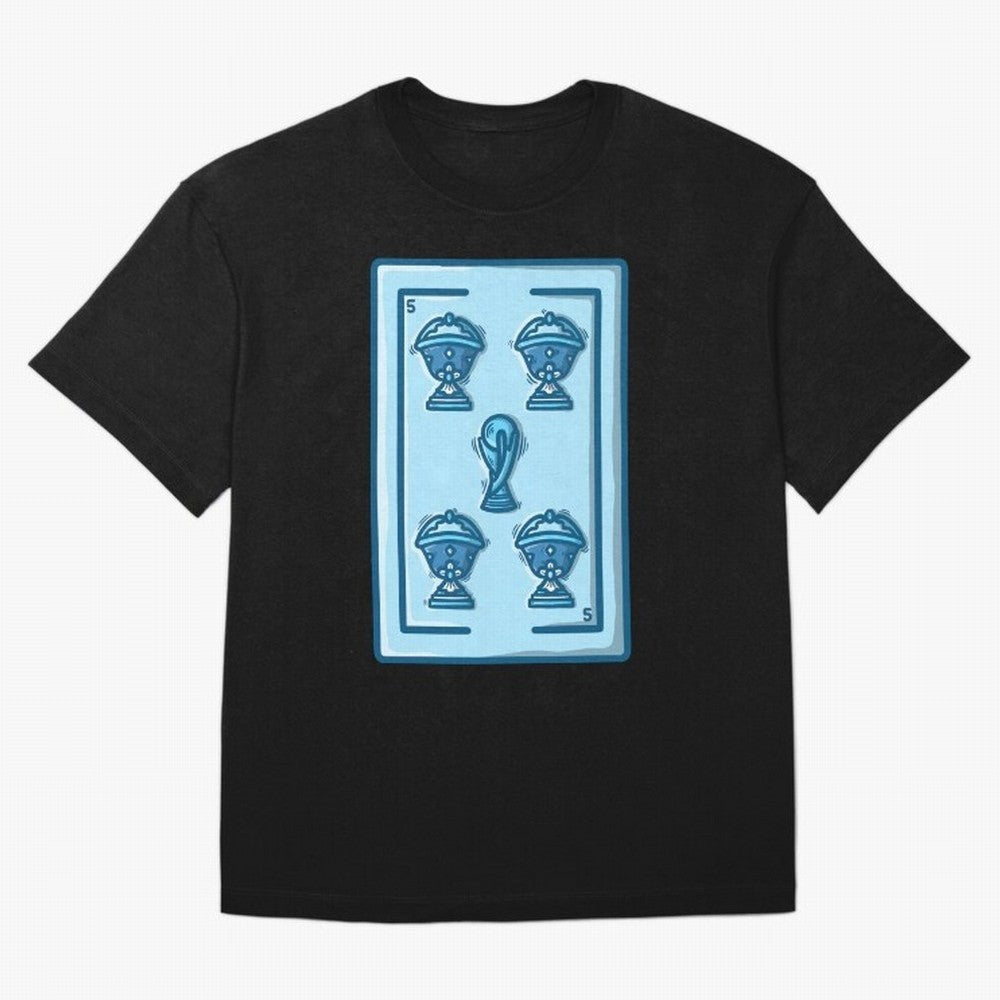 5 de copas - Argentina Classic T-Shirt Keep the Match Day Mood of FIFA World Cup 2026 USA Canada Mexico for Fans of Messi and France and Portugal, Bringing Match Day Excitement, Supporter Culture, Golden Goals and Global Football Passion; Made for