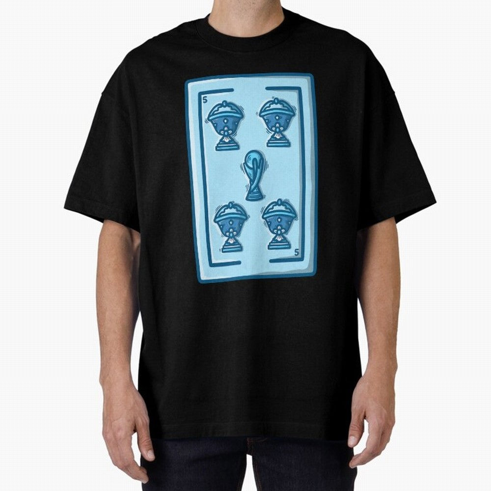 5 de copas - Argentina Classic T-Shirt Keep the Match Day Mood of FIFA World Cup 2026 USA Canada Mexico for Fans of Messi and France and Portugal, Bringing Match Day Excitement, Supporter Culture, Golden Goals and Global Football Passion; Made for