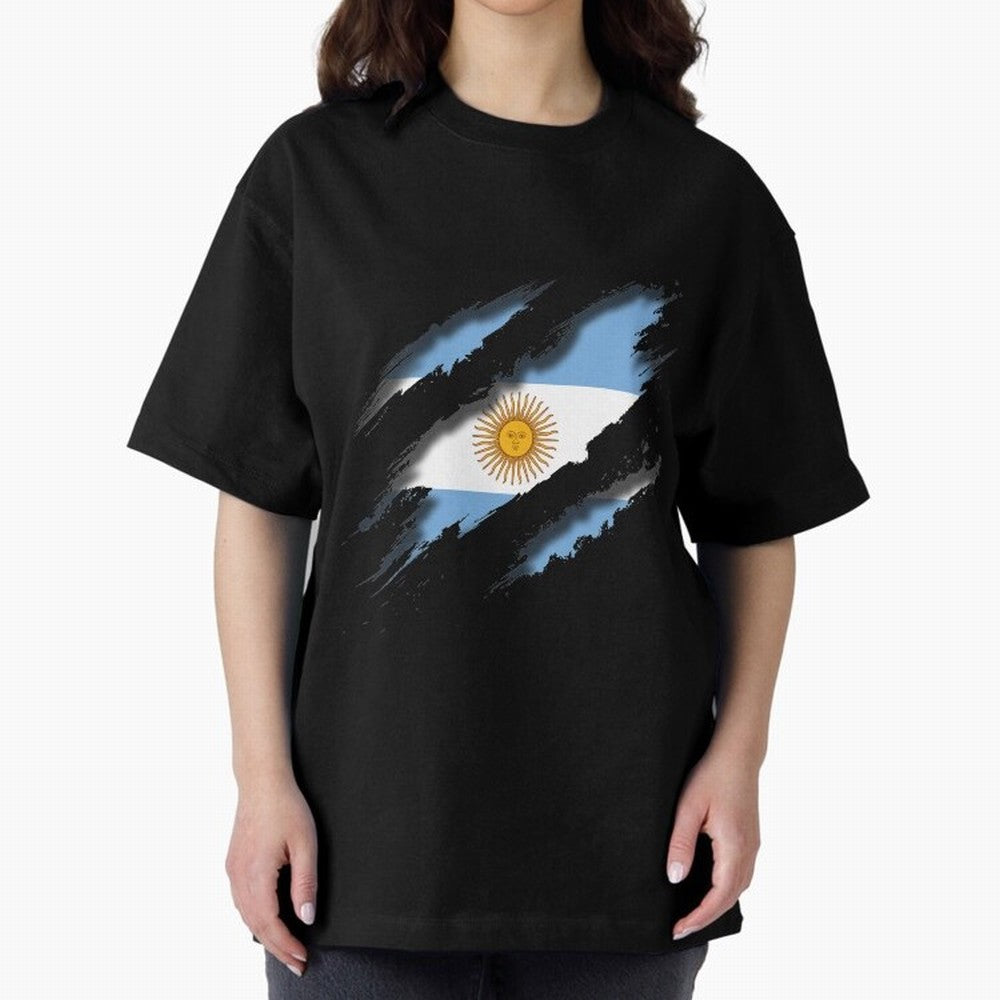 Argentina Tearing a New One Oversized T-Shirt Wear the Spirit of FIFA World Cup 2026 USA Canada Mexico Filled with Mbappe and Neymar, Argentina, France and Brazil Energy, Stadium Chants, National Pride, Trophy Dreams and Unforgettable Football