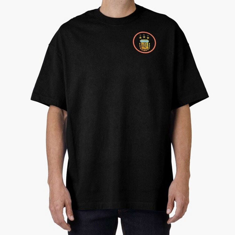 AFA ARGENTINA CHAMPION 2022 Oversized T-Shirt Keep the Legacy of FIFA World Cup 2026 Group Stage Made for Mbappe, Argentina Energy, Worldwide Fan Energy, Dramatic Goals, Stadium Lights and Championship Celebrations; Built for Supporters Chasing