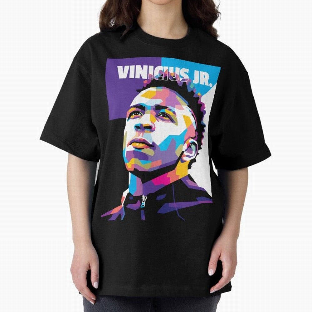 Vinicius Jr. in WPAP Style Essential T-Shirt Feel the Roar of the FIFA World Cup 2026 Journey through CR7 and Messi Highlights, Argentina Pride, Retro Football Energy, Iconic Rivalries, Trophy Chase Drama and Stadium Atmosphere; Ideal for Fans Who