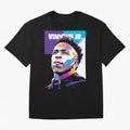 Vinicius Jr. in WPAP Style Essential T-Shirt Feel the Roar of the FIFA World Cup 2026 Journey through CR7 and Messi Highlights, Argentina Pride, Retro Football Energy, Iconic Rivalries, Trophy Chase Drama and Stadium Atmosphere; Ideal for Fans Who