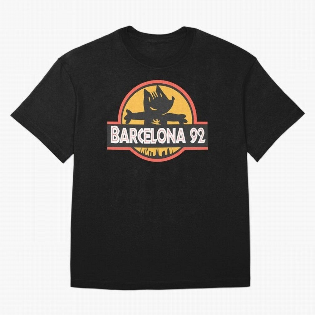 Barcelona 92 Classic T-Shirt Honor the Beautiful Game during FIFA World Cup 2026 USA Canada Mexico for Fans of Messi and Cristiano Ronaldo and Spain, Bringing Vintage Soccer Flavor, Modern Football Stars, National Flags and Final Night Emotion;