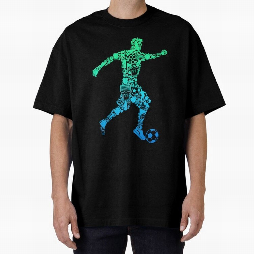 soccer soccer player boys kids Oversized T-Shirt Show Support during the FIFA World Cup 2026 USA Canada Mexico Journey through Neymar Highlights, England and Germany Pride, Match Day Excitement, Supporter Culture, Golden Goals and Global Football