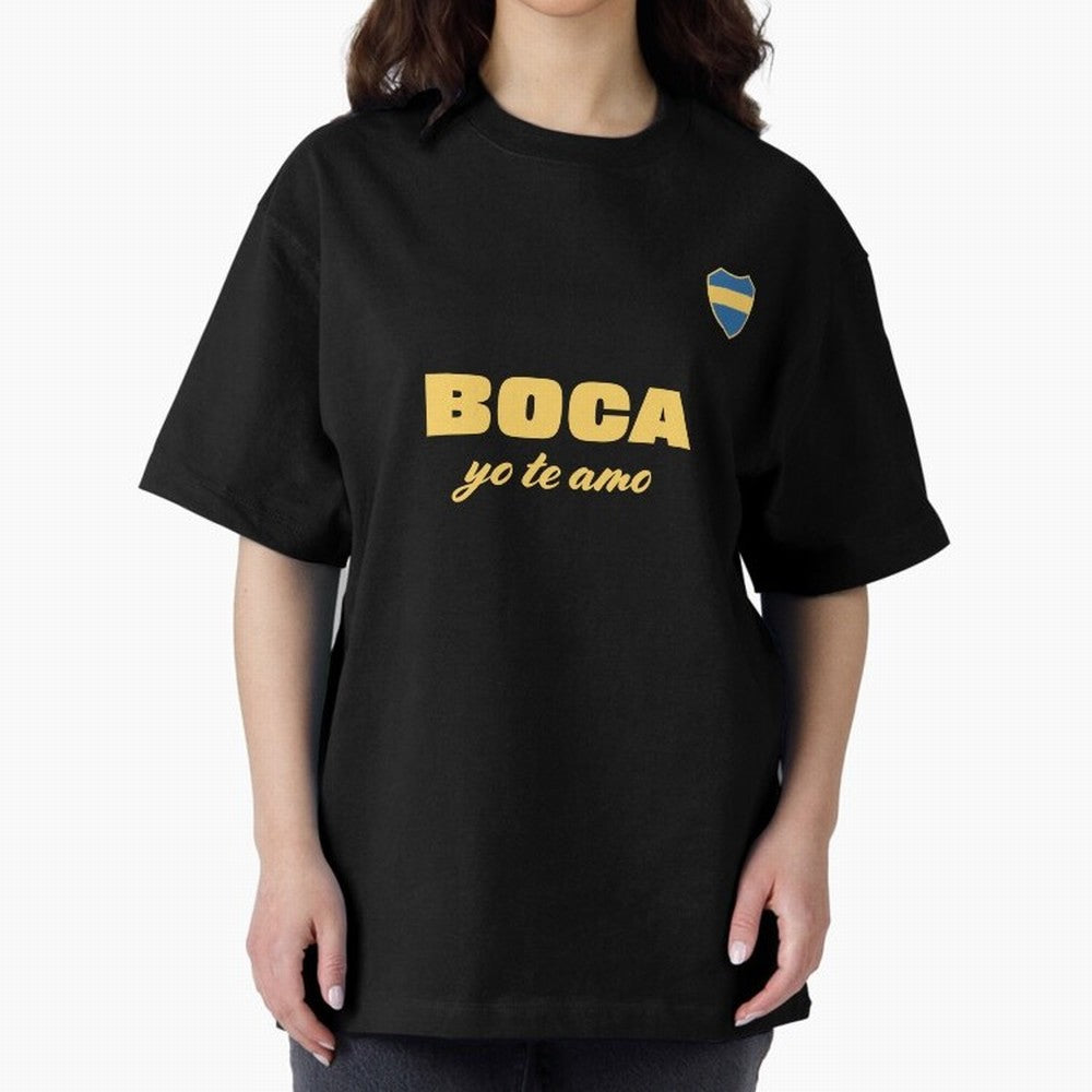 BOCA JUNIORS I LOVE YOU Fitted V-Neck T-Shirt Make the Season About Match Day Hype around FIFA World Cup 2026 USA Canada Mexico, Haaland, Germany, Retro Football Energy, Iconic Rivalries, Trophy Chase Drama and Stadium Atmosphere; Perfect for