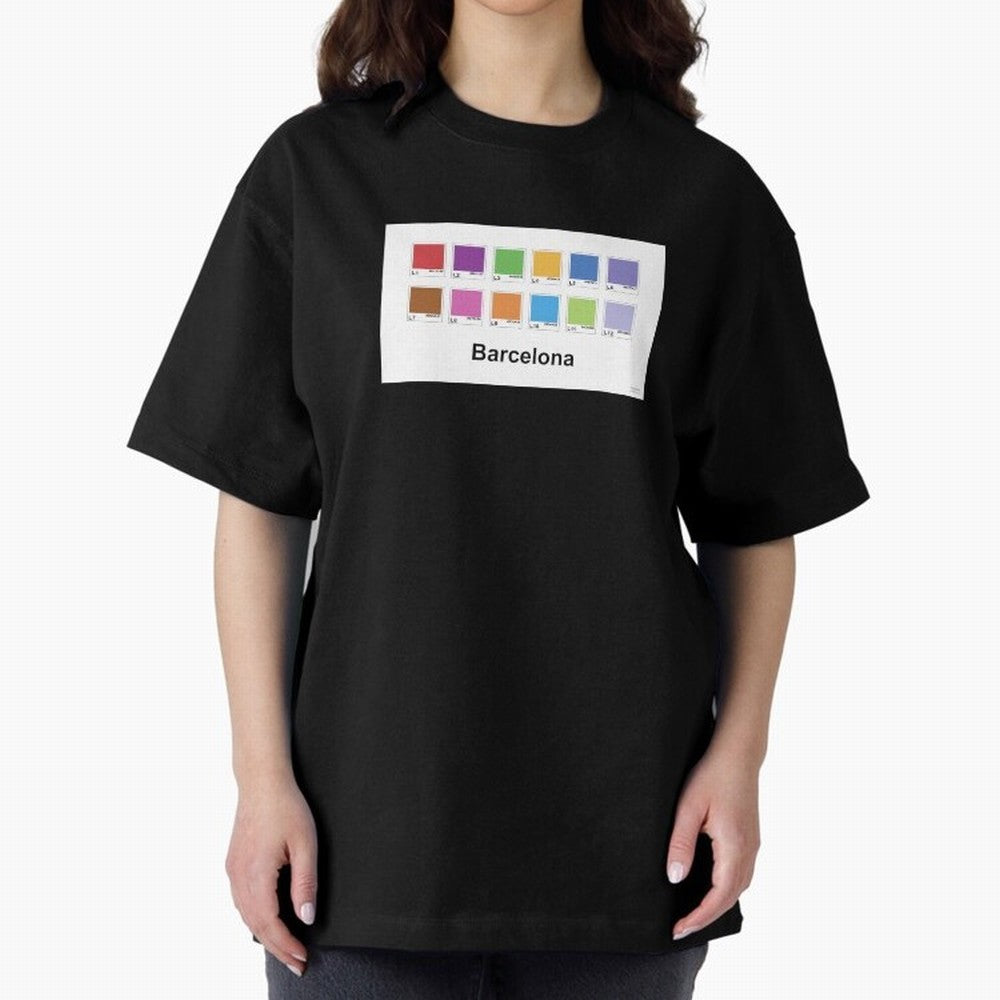 Barcelona Metro Colors Classic T-Shirt Relive the Noise and Pride of Global Football Passion for FIFA World Cup 2026, Made for CR7, England and Germany, Match Day Excitement, Supporter Culture, Golden Goals and Global Football Passion; Ideal for