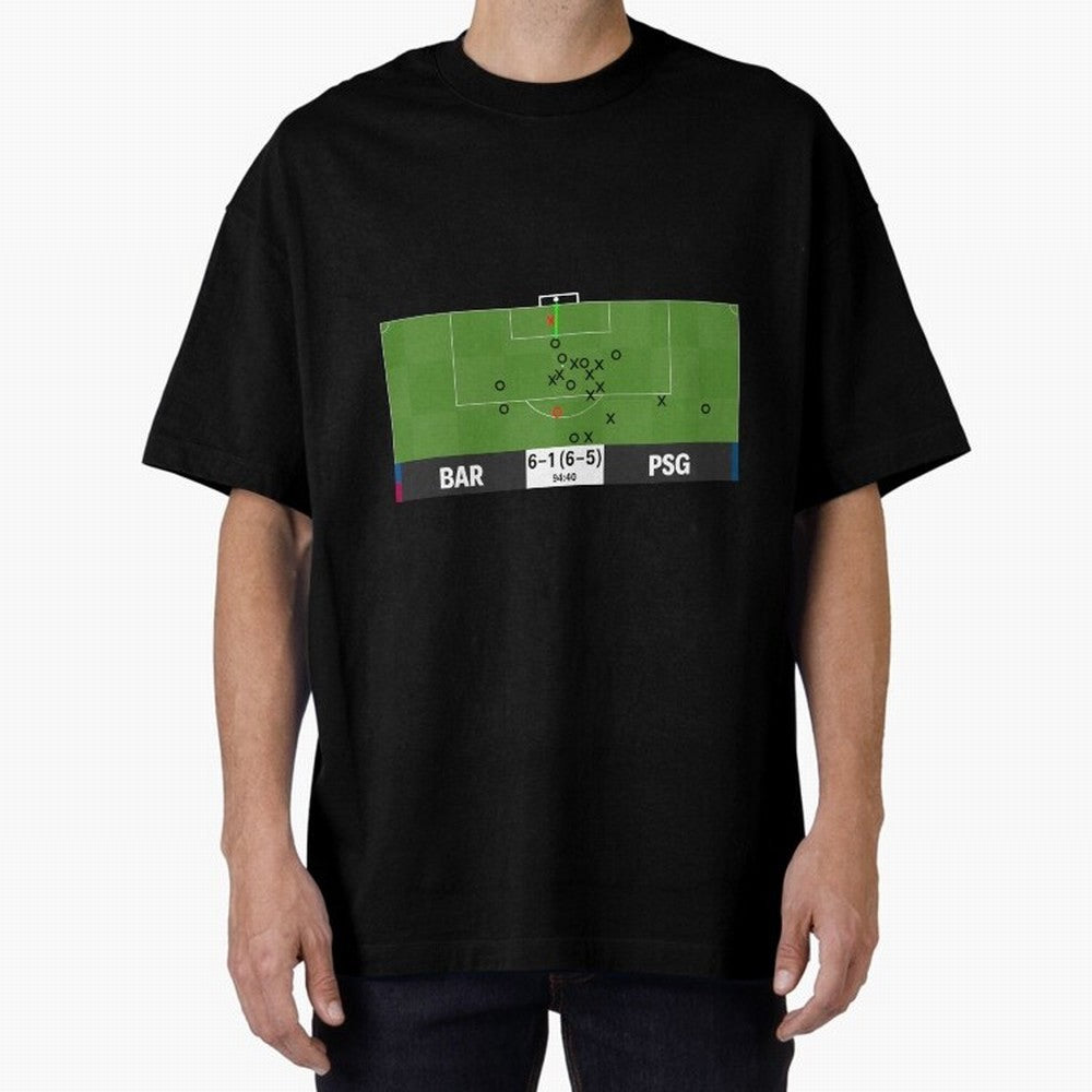 Barcelona vs Paris Saint-Germain 6-1 (6-5) @ 94:40 Goal by Sergi Roberto (La Remontada) Classic T-Shirt Feel the Trophy Chase of Global Football Passion for FIFA World Cup 2026 USA Canada Mexico, Capturing Haaland, Portugal, Spain and Germany,