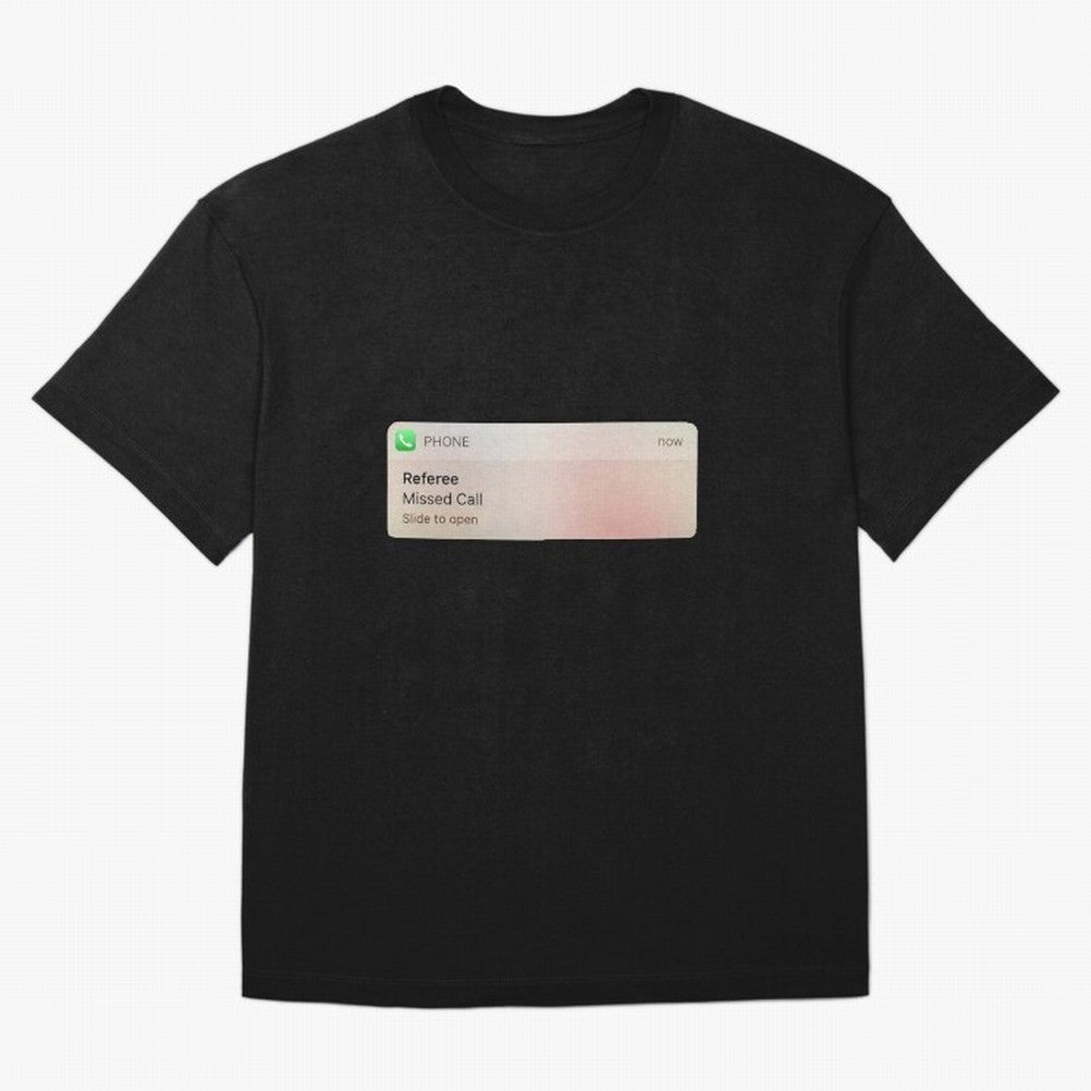 Referee Missed Call Text- Funny Sports Classic T-Shirt Unlock FIFA World Cup 2026 USA Canada Mexico Spirit, Inspired by Netherlands, Mbappe and Neymar, Retro Football Energy, Iconic Rivalries, Trophy Chase Drama and Stadium Atmosphere; Created for