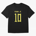 Neymar Jr Brazil Away Jersey 2023 Classic T-Shirt Experience FIFA World Cup 2026 USA Canada Mexico Built around Messi, CR7 and Mbappe, England, France and Netherlands Energy, Championship Spirit, Famous Goals, Roaring Crowds and International