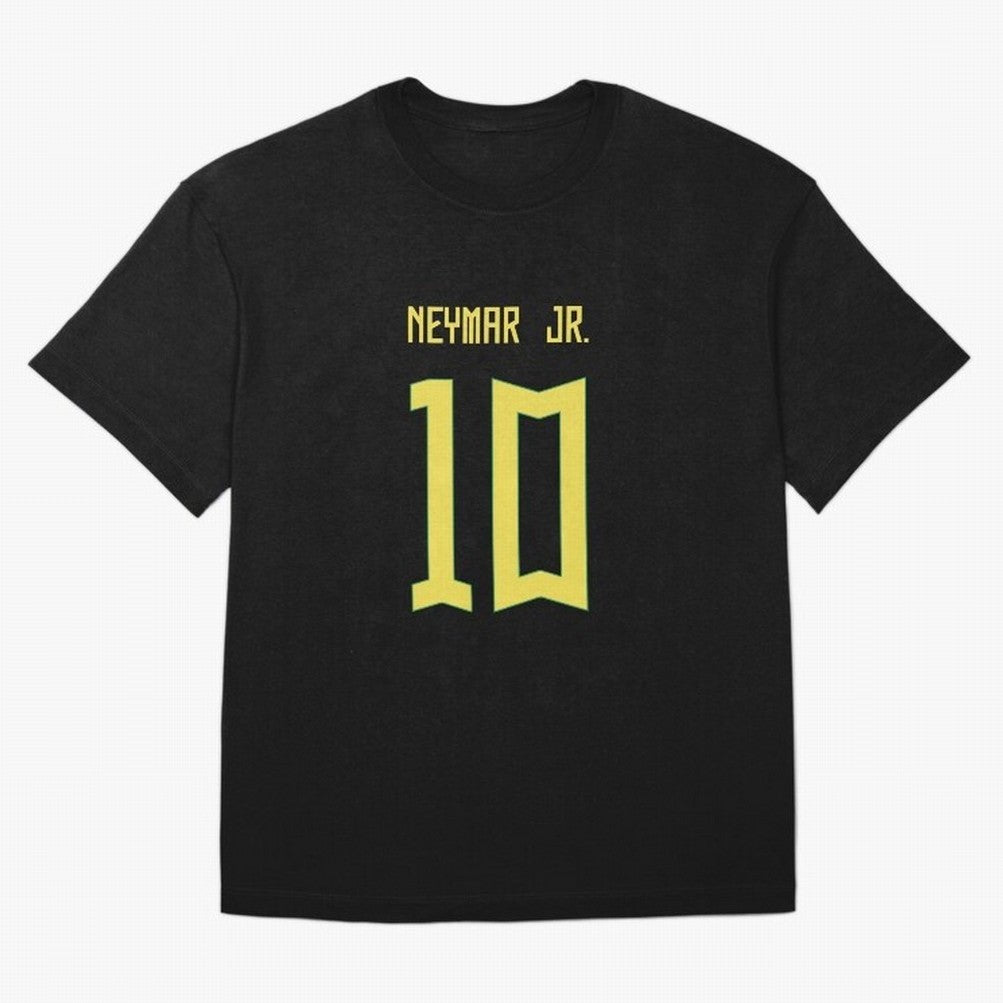 Neymar Jr Brazil Away Jersey 2023 Classic T-Shirt Experience FIFA World Cup 2026 USA Canada Mexico Built around Messi, CR7 and Mbappe, England, France and Netherlands Energy, Championship Spirit, Famous Goals, Roaring Crowds and International