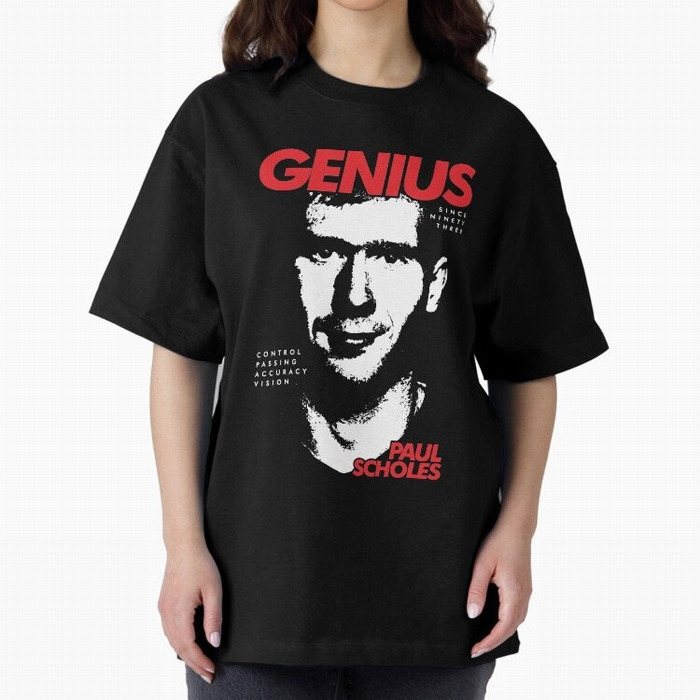Paul Scholes - Manchester United Legend Oversized T-Shirt Fuel Your Fan Pride for FIFA World Cup 2026 Group Stage Highlighting Messi and Cristiano Ronaldo, Portugal Energy, Football Passion, Legendary Performances, Festival Vibes and Supporter