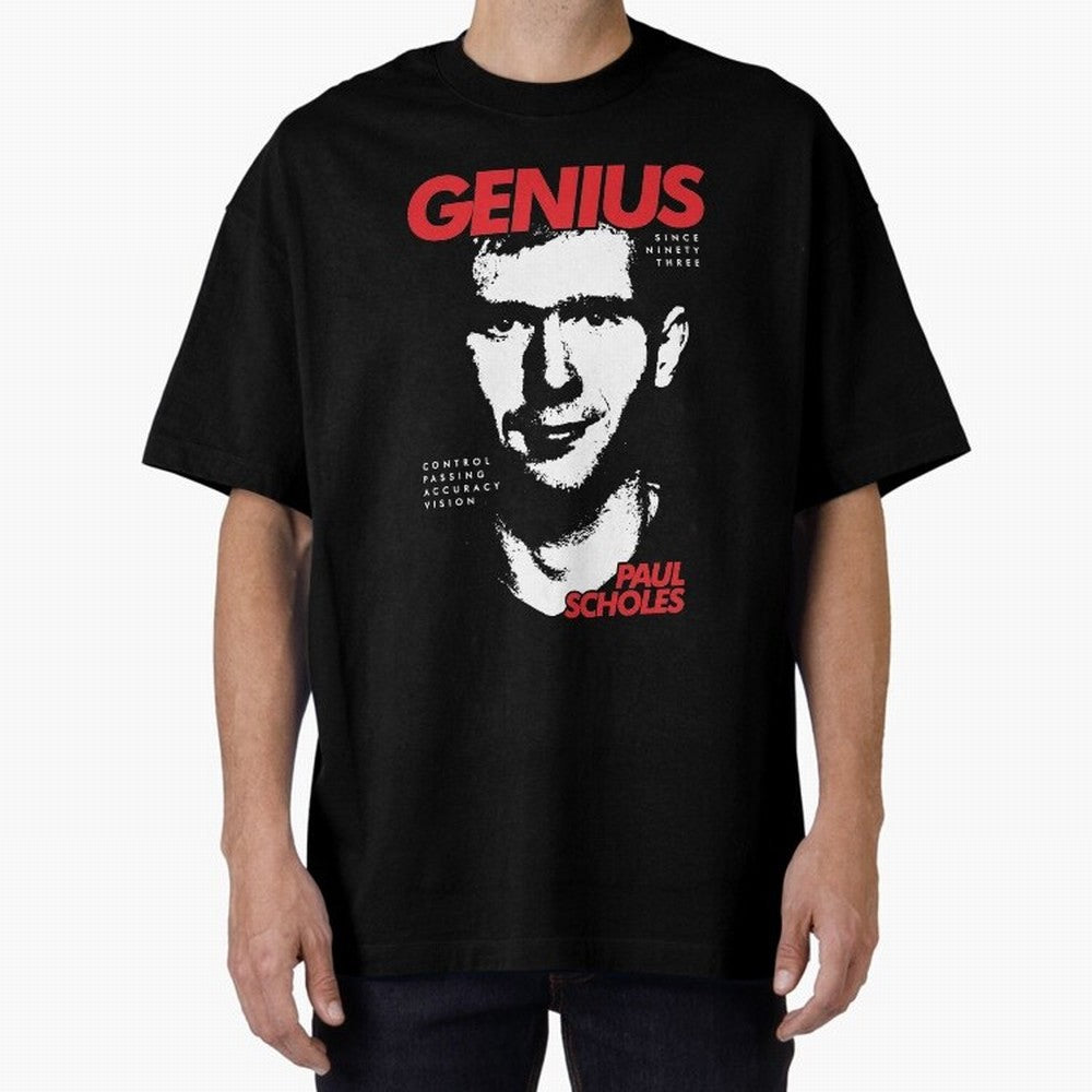Paul Scholes - Manchester United Legend Oversized T-Shirt Fuel Your Fan Pride for FIFA World Cup 2026 Group Stage Highlighting Messi and Cristiano Ronaldo, Portugal Energy, Football Passion, Legendary Performances, Festival Vibes and Supporter