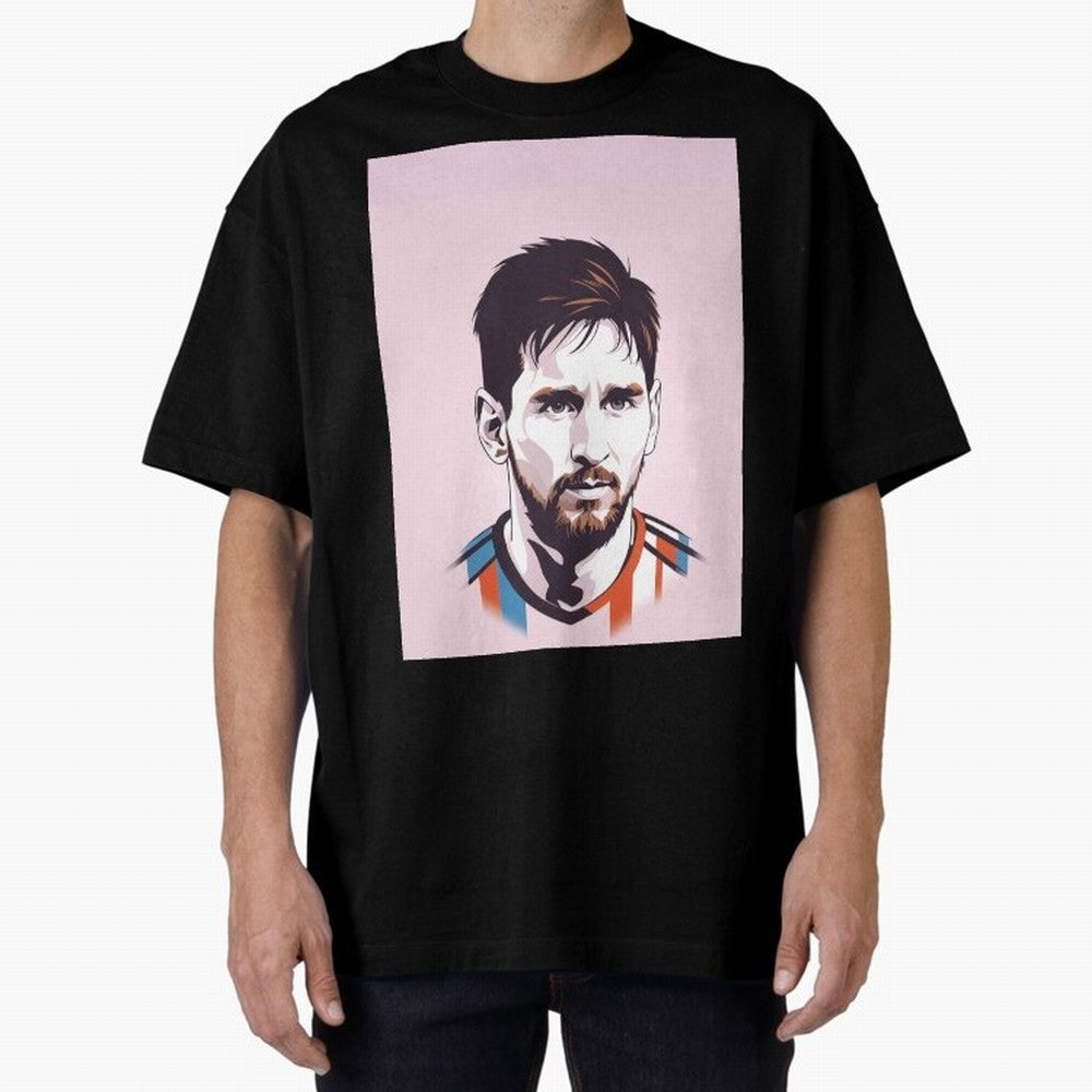Messi Pop Art Graphic T-Shirt Cheer for Match Day Hype around FIFA World Cup 2026, Neymar, Haaland and Cristiano Ronaldo, Spain and Netherlands, Soccer Culture, Superstar Moments, National Team Dreams and Competitive Fire; Made for Collectors Who