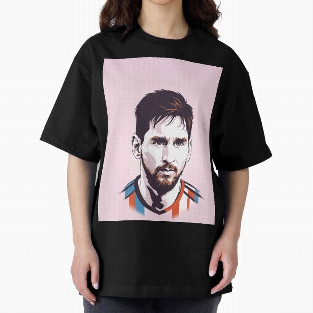 Messi Pop Art Graphic T-Shirt Cheer for Match Day Hype around FIFA World Cup 2026, Neymar, Haaland and Cristiano Ronaldo, Spain and Netherlands, Soccer Culture, Superstar Moments, National Team Dreams and Competitive Fire; Made for Collectors Who