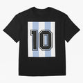 number 10 Messi Premium T-Shirt Represent Global Football Passion for FIFA World Cup 2026 Group Stage, Centered on Haaland, Portugal, Tournament Hype, Historic Matchups, Family Viewing Parties and Global Sports Pride; Ideal for Fans Who Follow