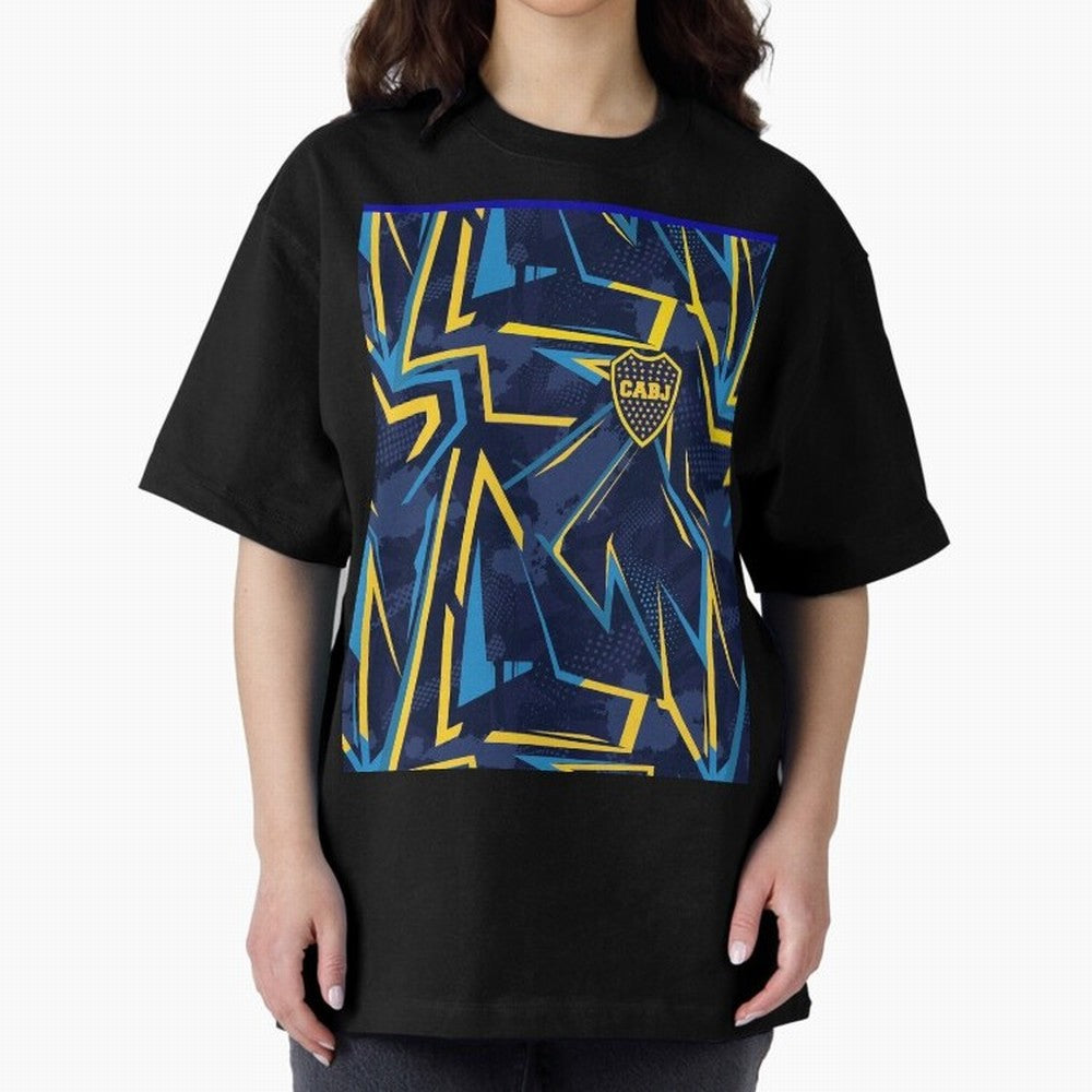 Boca Jrs Graphic T-Shirt Back the Journey through Match Day Hype around FIFA World Cup 2026 Group Stage, Neymar, Haaland and Cristiano Ronaldo, Argentina, Retro Football Energy, Iconic Rivalries, Trophy Chase Drama and Stadium Atmosphere; Great for