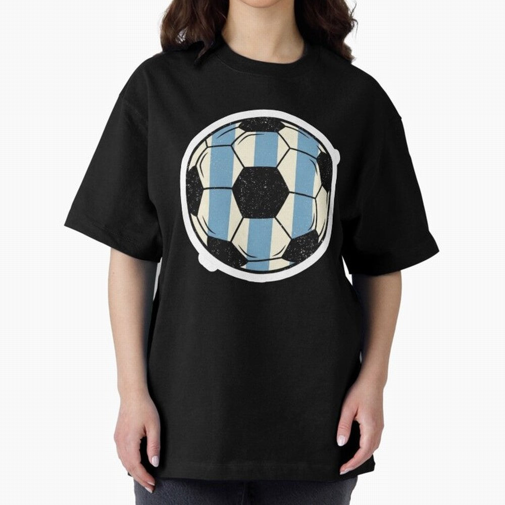 Soccer ball sticker || Buenos Aires Vibes Premium T-Shirt Support FIFA World Cup 2026 Spirit, Celebrating England, France and Netherlands, Cristiano Ronaldo, Haaland and CR7, Global Supporter Spirit, Legendary Goals, National Colors and Tournament