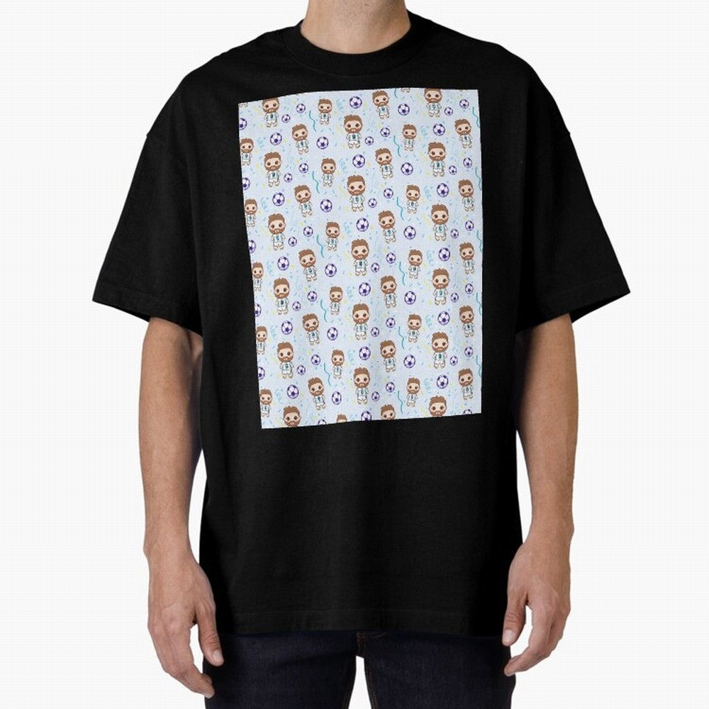 Football Player Pattern Graphic T-Shirt Bring Champion Energy into FIFA World Cup 2026 Featuring CR7, Brazil Energy, Sports Nostalgia, International Competition, Famous Players and Unforgettable Victories; Ideal for Passionate Fans Who Love