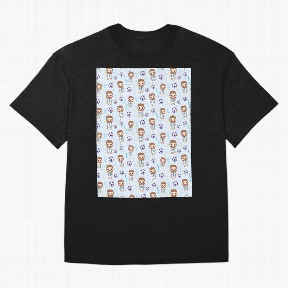 Football Player Pattern Graphic T-Shirt Bring Champion Energy into FIFA World Cup 2026 Featuring CR7, Brazil Energy, Sports Nostalgia, International Competition, Famous Players and Unforgettable Victories; Ideal for Passionate Fans Who Love