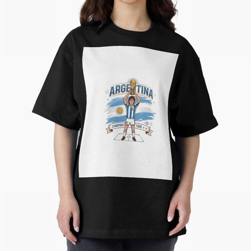 Argentina Retro Champion - Classic 10 Legend Sun of May Graphic T-Shirt Unlock the FIFA World Cup 2026 USA Canada Mexico Journey through Neymar Highlights, Portugal, Spain and Germany Pride, Football History, Final Match Energy, Crowd Noise and