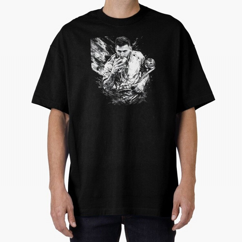 Eternal Glory ¨C Inked Champion Tribute Messi Premium T-Shirt Back Your Heroes with FIFA World Cup 2026 USA Canada Mexico Built around Messi, Argentina Energy, Tournament Hype, Historic Matchups, Family Viewing Parties and Global Sports Pride;