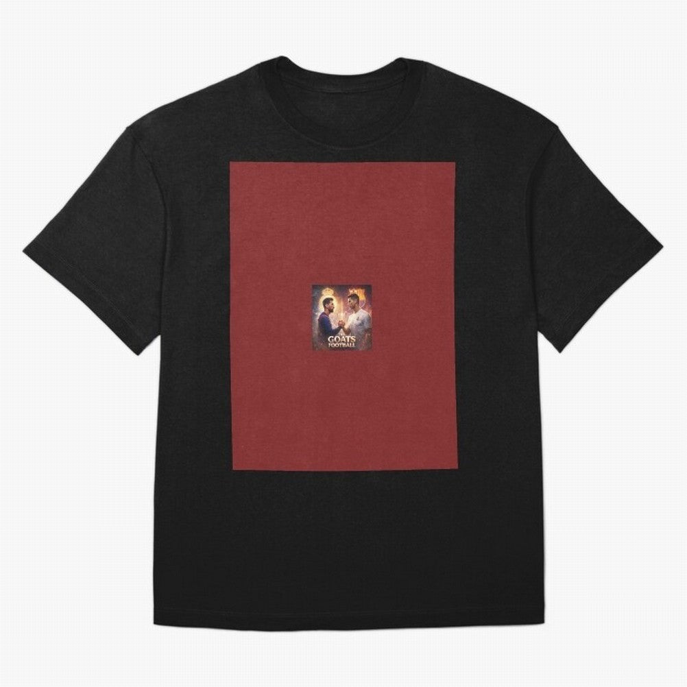The goats of football Graphic T-Shirt Show Your Love for FIFA World Cup 2026 USA Canada Mexico for Fans of Messi and Cristiano Ronaldo and Germany, Bringing Sports Nostalgia, International Competition, Famous Players and Unforgettable Victories;