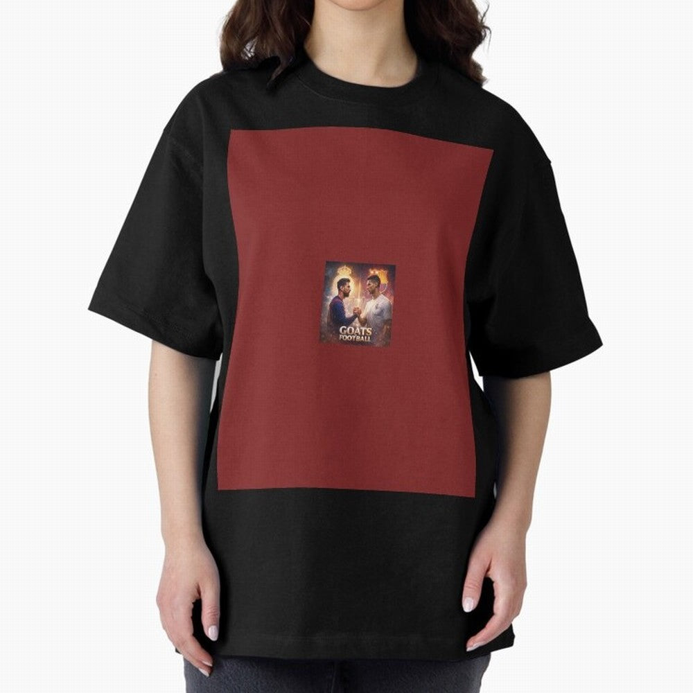 The goats of football Graphic T-Shirt Show Your Love for FIFA World Cup 2026 USA Canada Mexico for Fans of Messi and Cristiano Ronaldo and Germany, Bringing Sports Nostalgia, International Competition, Famous Players and Unforgettable Victories;
