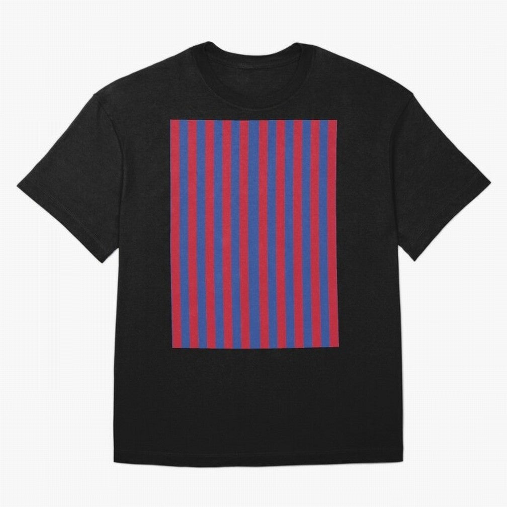 Red and blue stripes sports pattern Graphic T-Shirt Bring a Vintage Feel to FIFA World Cup 2026 USA Canada Mexico Driven by Mbappe and Neymar, Argentina, France and Brazil Energy, Global Supporter Spirit, Legendary Goals, National Colors and