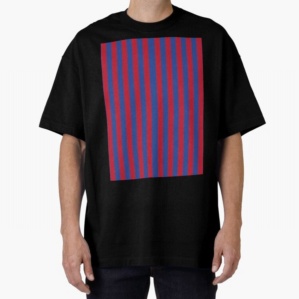 Red and blue stripes sports pattern Graphic T-Shirt Bring a Vintage Feel to FIFA World Cup 2026 USA Canada Mexico Driven by Mbappe and Neymar, Argentina, France and Brazil Energy, Global Supporter Spirit, Legendary Goals, National Colors and
