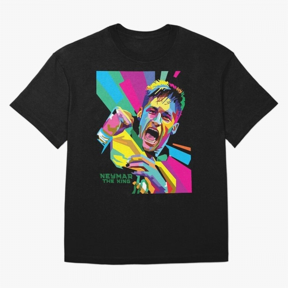 Neymar The King Design Classic T-Shirt Experience the Global Stage of Match Day Hype around FIFA World Cup 2026 USA Canada Mexico, Mbappe, Portugal, Soccer Culture, Superstar Moments, National Team Dreams and Competitive Fire; Perfect for