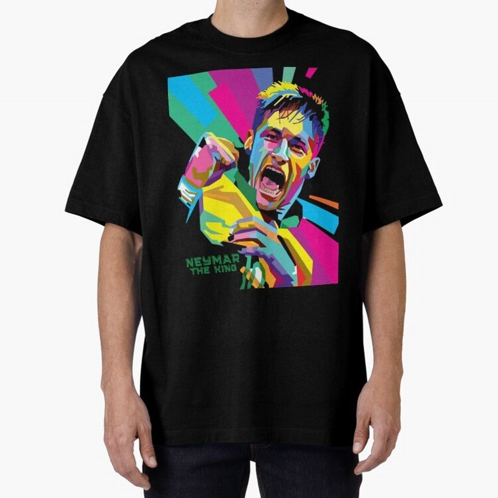 Neymar The King Design Classic T-Shirt Experience the Global Stage of Match Day Hype around FIFA World Cup 2026 USA Canada Mexico, Mbappe, Portugal, Soccer Culture, Superstar Moments, National Team Dreams and Competitive Fire; Perfect for