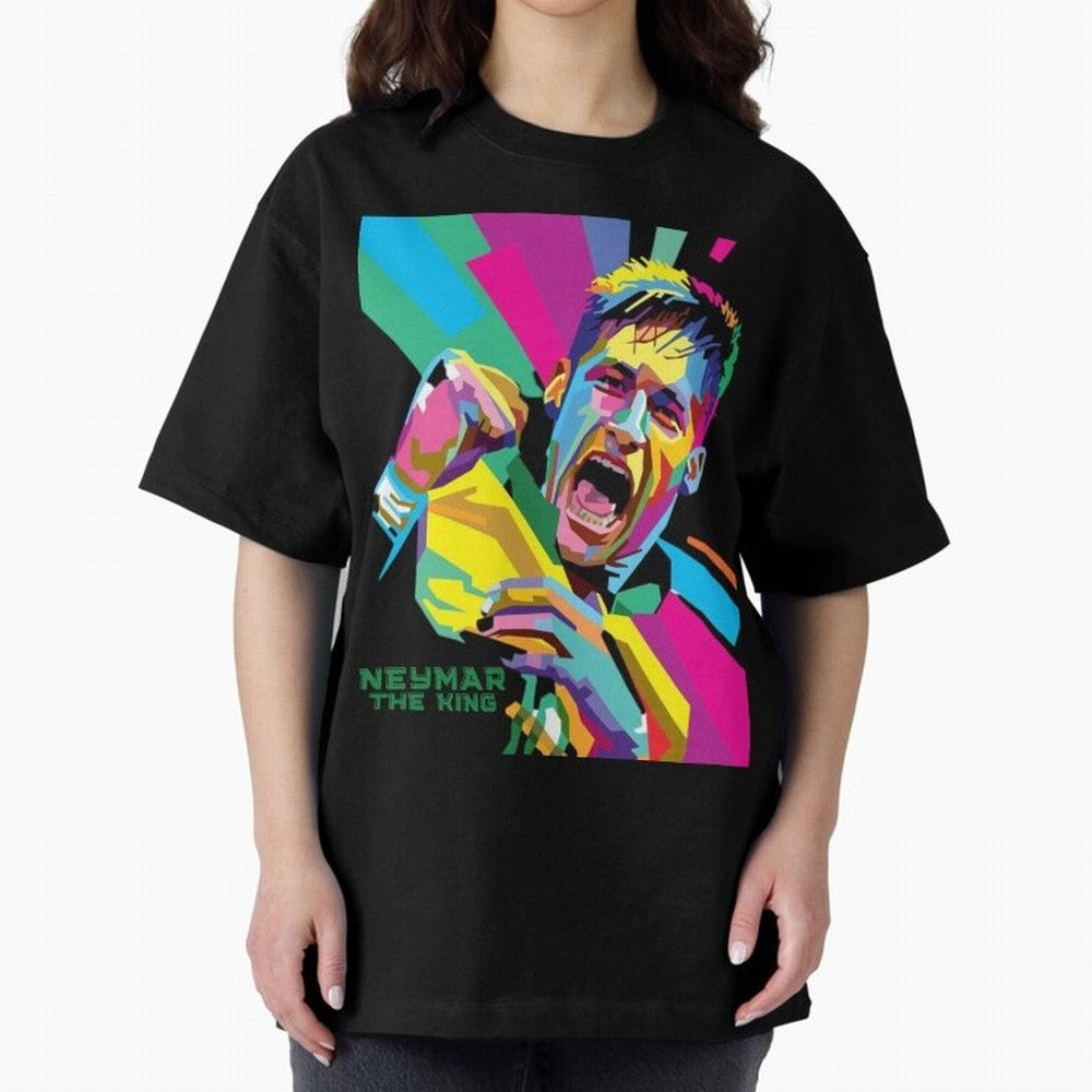 Neymar The King Design Classic T-Shirt Experience the Global Stage of Match Day Hype around FIFA World Cup 2026 USA Canada Mexico, Mbappe, Portugal, Soccer Culture, Superstar Moments, National Team Dreams and Competitive Fire; Perfect for