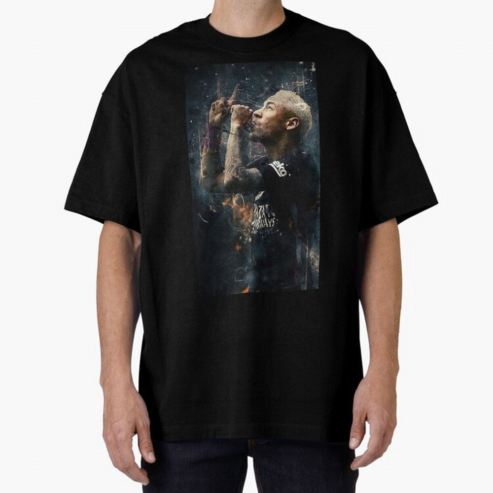 Illustration Neymar Design Classic T-Shirt Wear the Spirit of Global Football Passion for FIFA World Cup 2026 Group Stage, Connected to Messi, Portugal, Spain and Germany, Stadium Memories, Football Loyalty, International Chants and Championship
