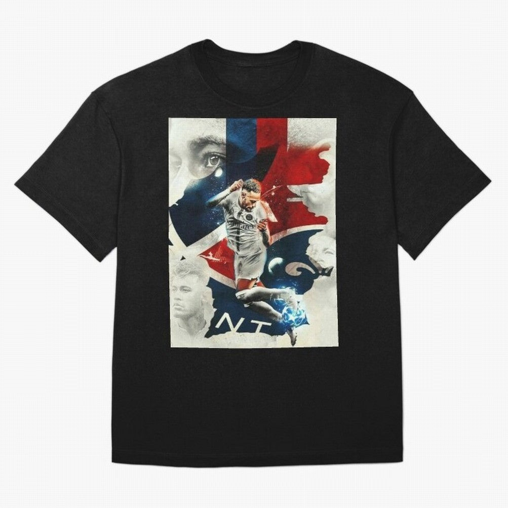 Neymar Art Wallpaper Classic T-Shirt Capture Match Day Hype around FIFA World Cup 2026 USA Canada Mexico, Messi, CR7 and Mbappe, Argentina, France and Brazil, Game Day Rituals, Football Legends, Country Pride and the Road to the Final; Made for