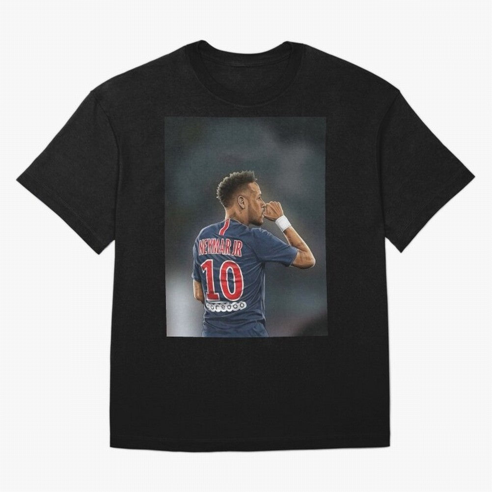 Neymar Watercolor Art Oversized T-Shirt Live for the Drama of FIFA World Cup 2026 Group Stage Spirit, Made for Argentina, France and Brazil, Cristiano Ronaldo, Haaland and CR7, Goal Celebration Energy, Supporter Heritage, Football Icons and