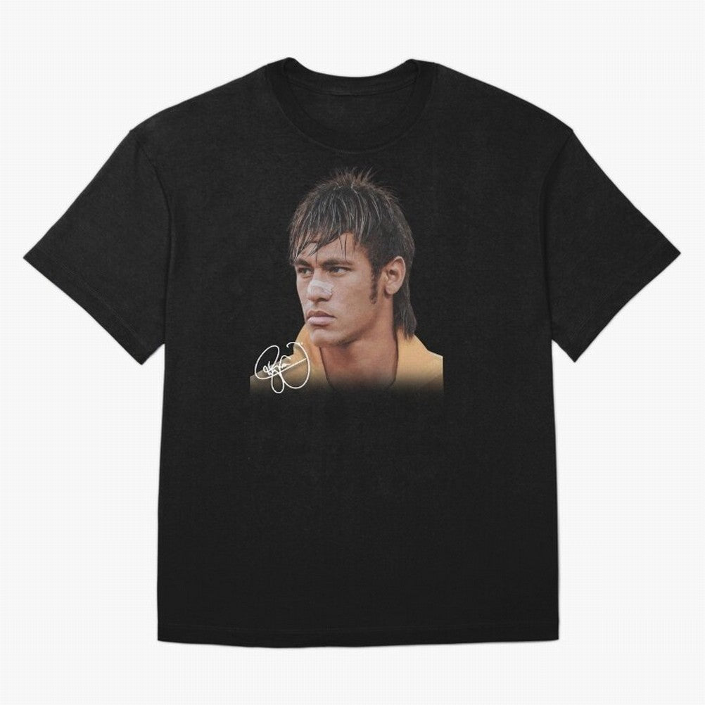 Young Neymar Jr T-Shirt | Big Face Young Neymar Classic T-Shirt Bring Match Day Fire to FIFA World Cup 2026 for Fans of CR7 and Messi and Argentina and Brazil, Bringing Fan Favorite Moments, National Team Passion, Big Match Drama and Soccer