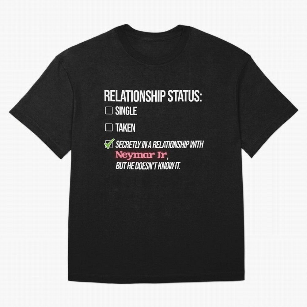 Relationship with Neymar Jr Classic T-Shirt Fuel Your Fan Pride for Match Day Hype around FIFA World Cup 2026 Group Stage, Neymar, England, Worldwide Fan Energy, Dramatic Goals, Stadium Lights and Championship Celebrations; Perfect for Supporters