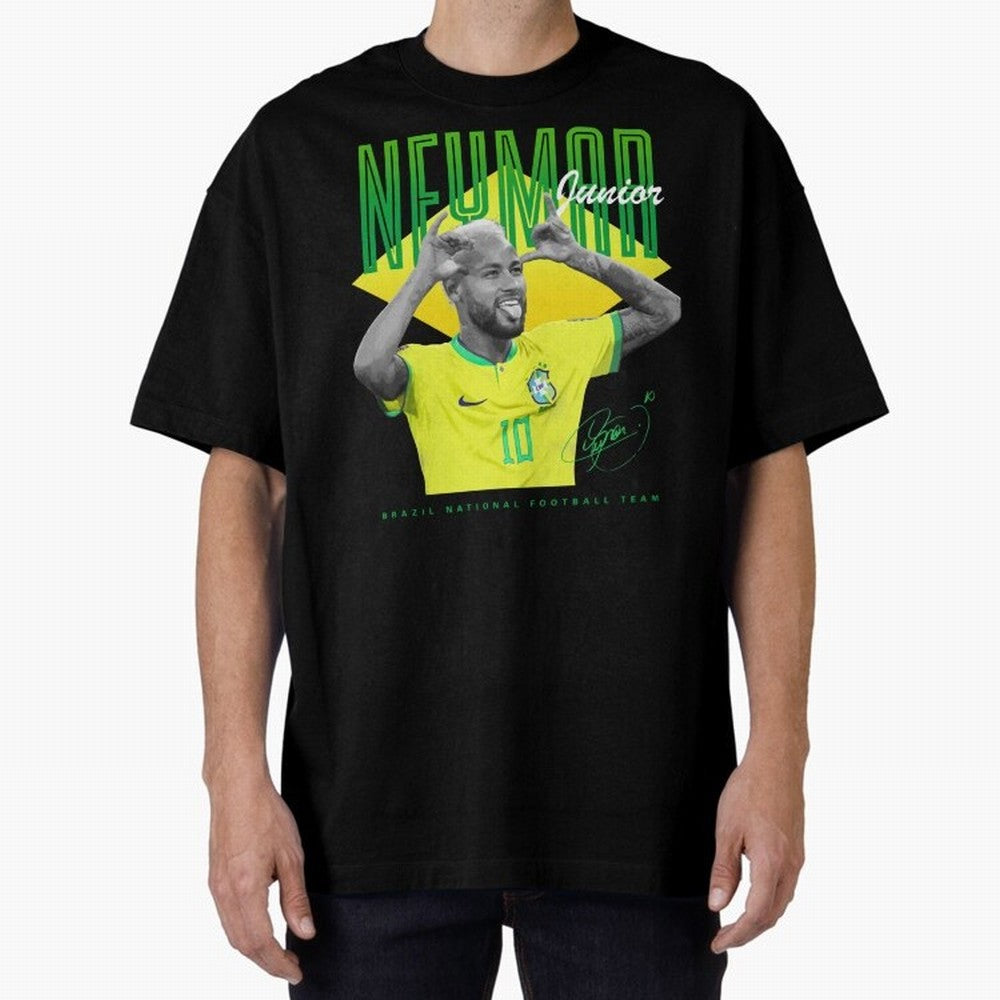 Neymar Jr. Oversized T-Shirt Turn Every Weekend Toward FIFA World Cup 2026 USA Canada Mexico for Fans of Messi, Neymar and Mbappe and France and Portugal, Bringing Stadium Chants, National Pride, Trophy Dreams and Unforgettable Football Memories;