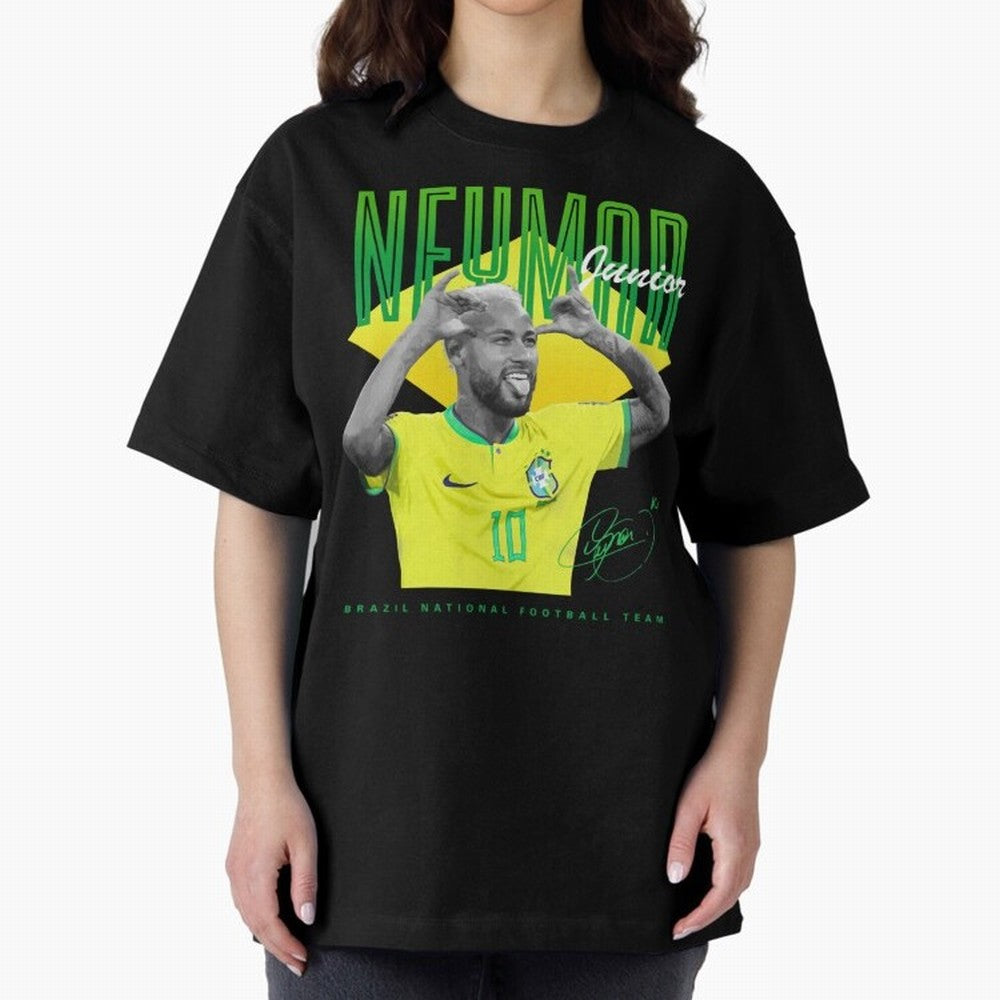 Neymar Jr. Oversized T-Shirt Turn Every Weekend Toward FIFA World Cup 2026 USA Canada Mexico for Fans of Messi, Neymar and Mbappe and France and Portugal, Bringing Stadium Chants, National Pride, Trophy Dreams and Unforgettable Football Memories;